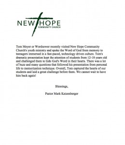 tom-meyer-wordsower-ministries-gods-word-memorize-bible-new-hope-community-church-letter